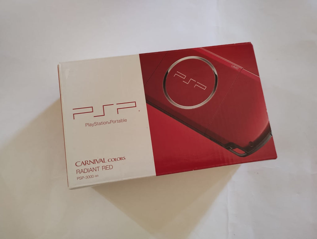 psp slim color rojo con caja